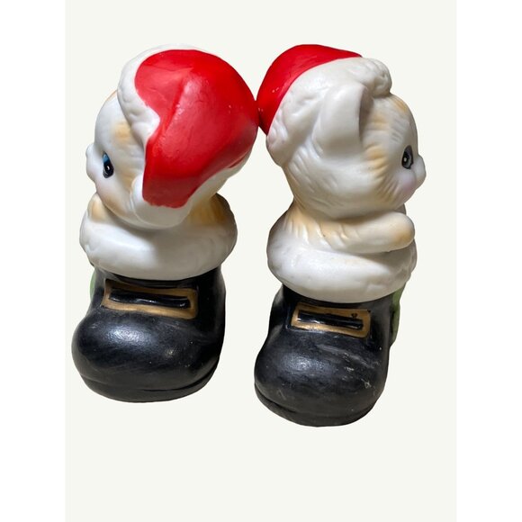 HOMCO Christmas Cats in Boots Figurine #8903 - Picture 10 of 13